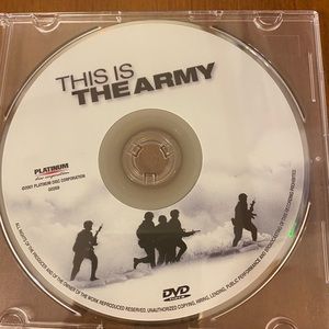 🌼🌿Excellent used condition, DVD, This is the Army. 🌼🌿no original case.